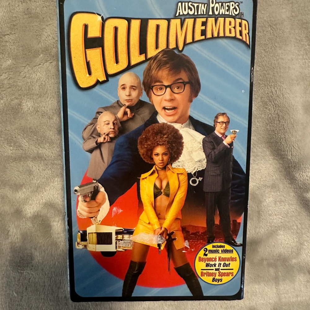 VHS Austin Powers Goldmember 2002 Mike Myers‎ Beyoncé Knowles pre owned